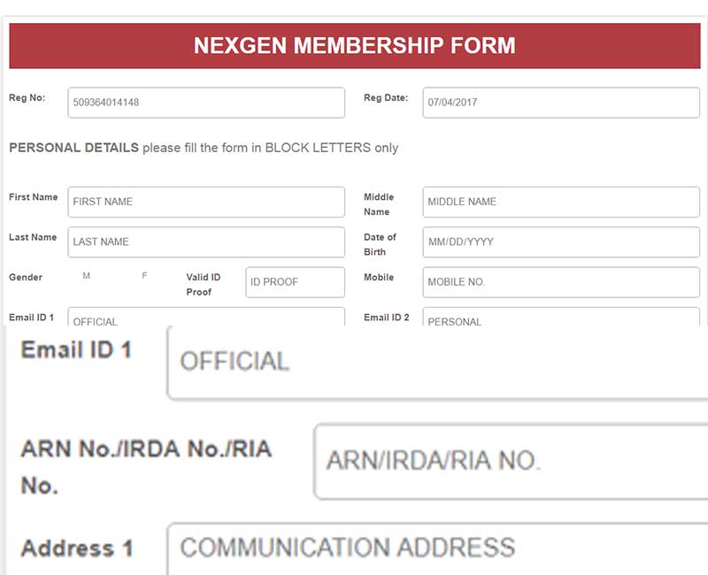 NexGen Registration Form